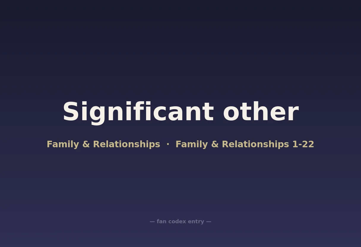 Significant other